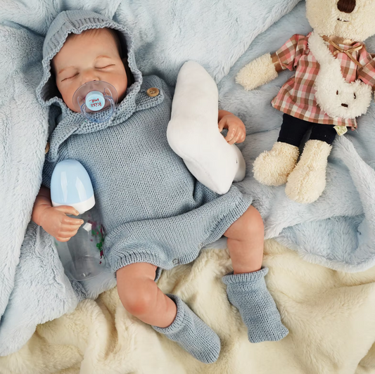 Archie. the Gentle 17-Inch Reborn Baby Boy Doll