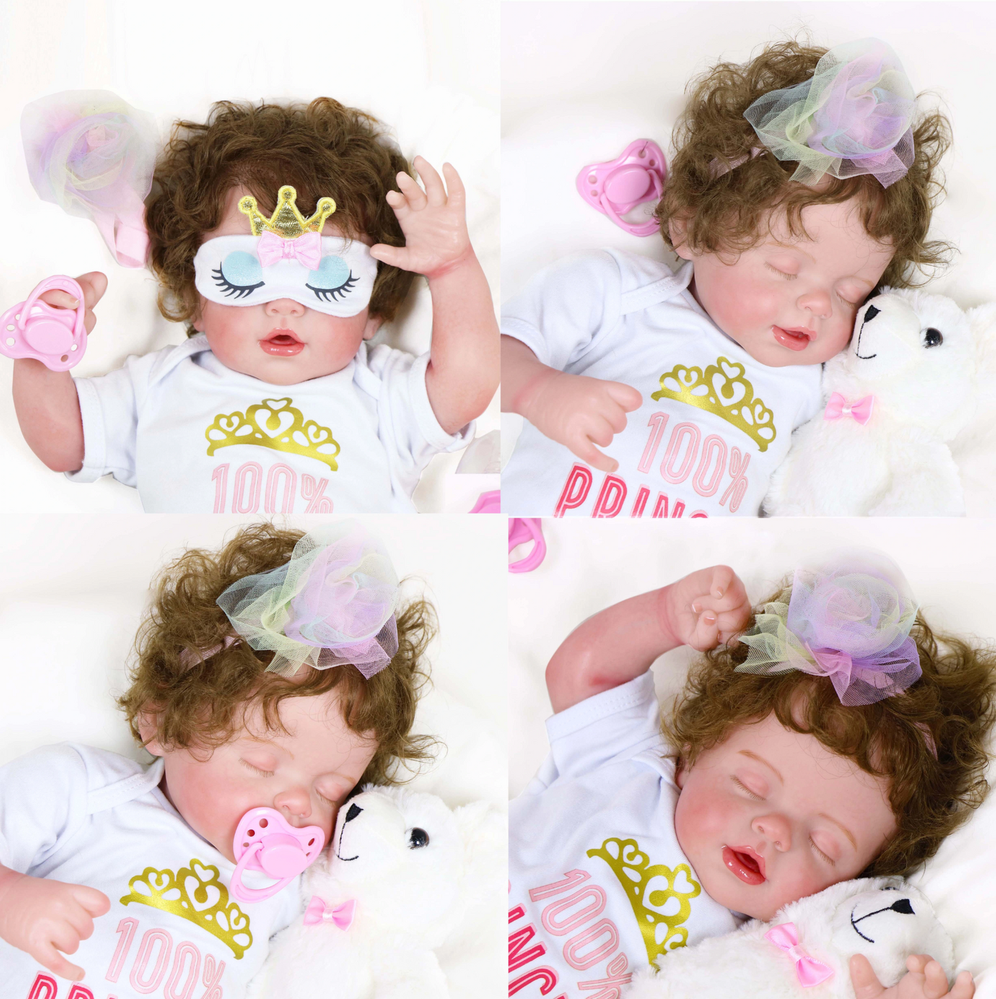 Aura – Limited Edition 21-Inch Sleeping Reborn Baby Girl with Weighted Soft Body