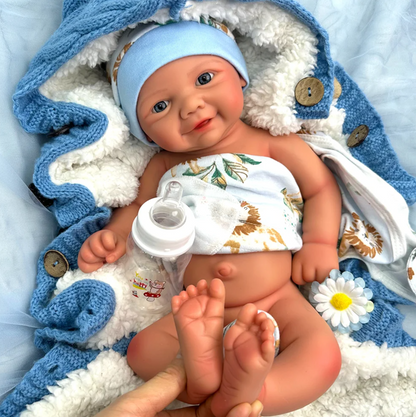 Charlie – 17 Full Body Silicone Preemie Reborn Baby Doll