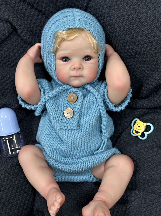 Darcy – 20-Inch Vinyl Reborn Baby Doll with Enchanting Blue Eyes