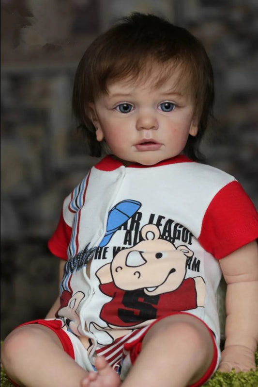 Logan – The Soft Touch 24-inch Reborn Baby Doll with Lifelike Details