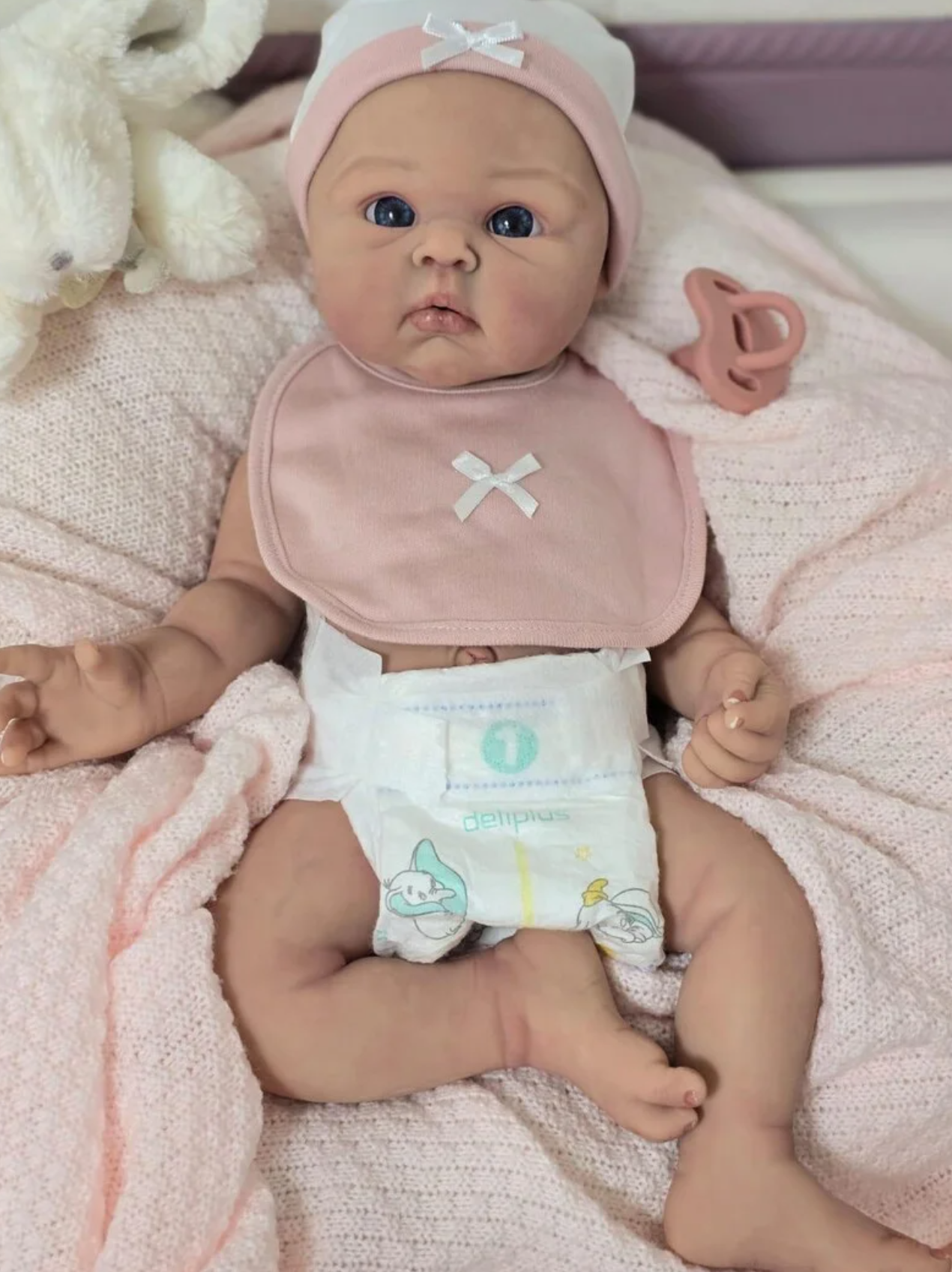 Lina – 18 Full Body Silicone Reborn Baby Girl