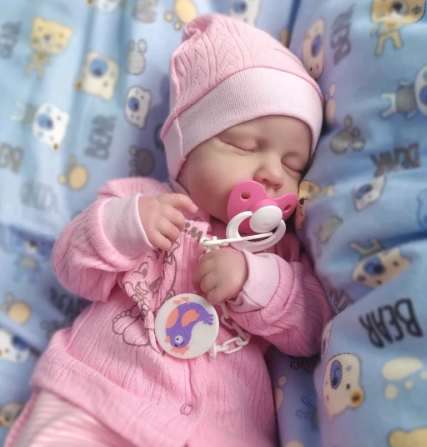 Realistic Newborn Baby Doll LouLou - 3D Skin Lifelike Reborn Doll