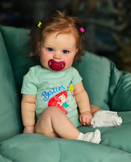 Silicone Reborn Baby Girl Doll Maddie - 50cm Full Vinyl Body Waterproof Masterpiece