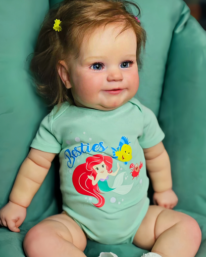 Silicone Reborn Baby Girl Doll Maddie - 50cm Full Vinyl Body Waterproof Masterpiece