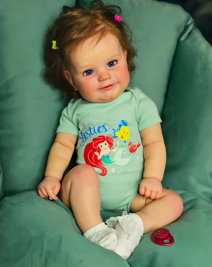 Silicone Reborn Baby Girl Doll Maddie - 50cm Full Vinyl Body Waterproof Masterpiece