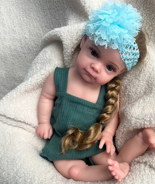 Mia the Magical 50cm Stretchy Soft Silicone Hyper realistic Reborn Doll