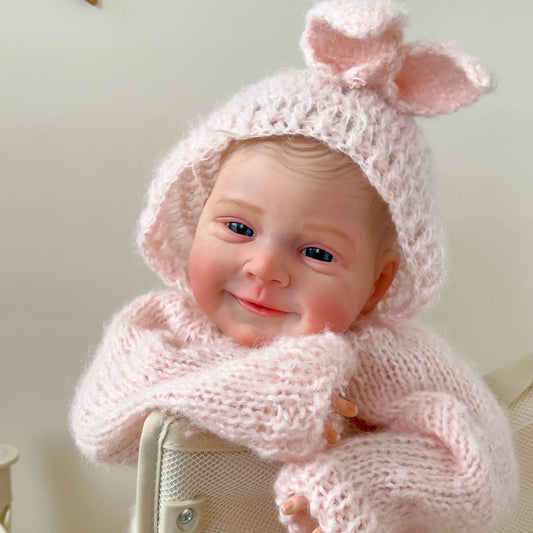 Sebastia - The Awake Newborn Reborn Baby Doll with Hand-Painted Details