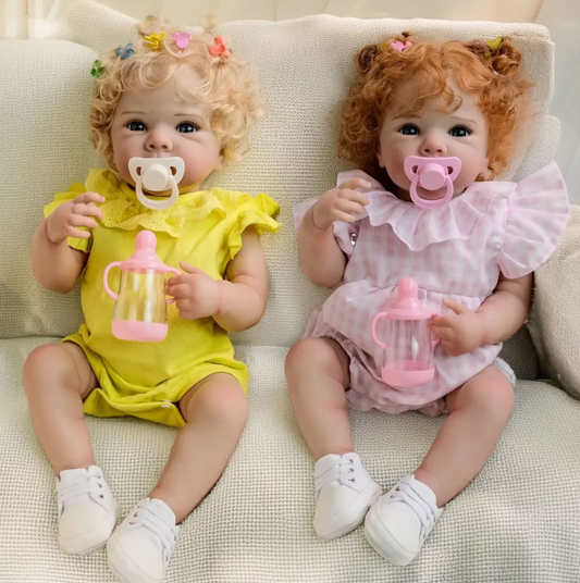 Isla & Evie – Adorable Lifelike Newborn Reborn Twin Dolls